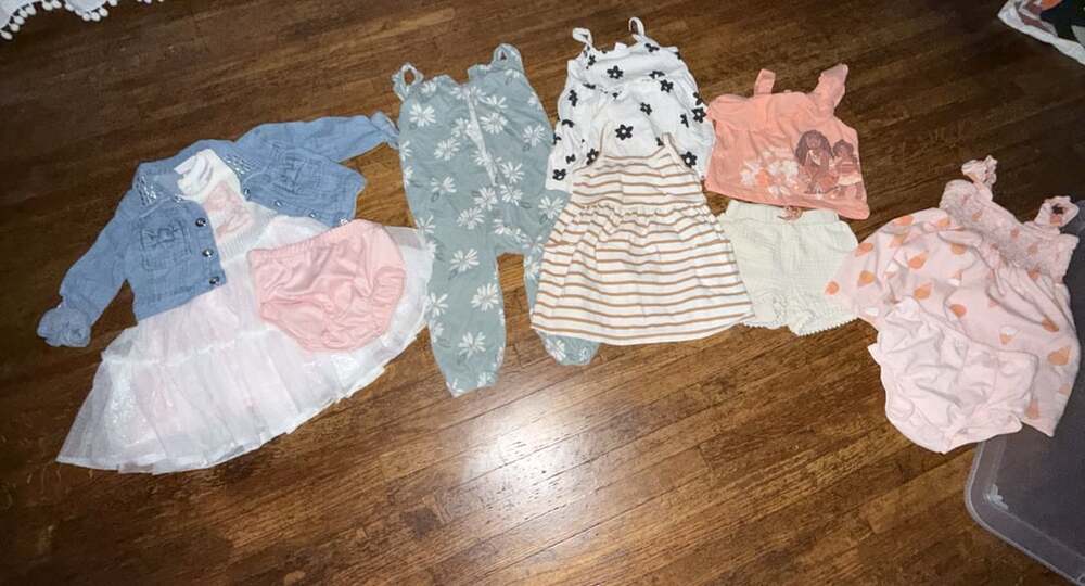 Baby Girl Clothes Lot Multi-Piece Outfit Bundle